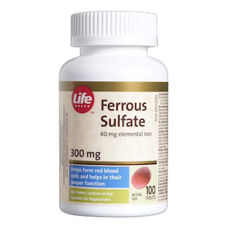 Ferrous Sulface (Iron) Tablet 300mg (每粒)